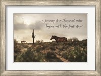Framed Journey of a Thousand Miles