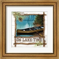 Framed On Lake Time