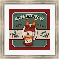Framed Cheers Craft Beer