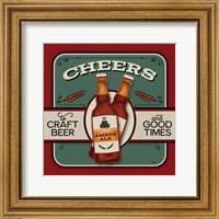 Framed Cheers Craft Beer