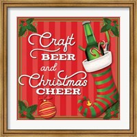 Framed Craft Beer and Christmas Cheer