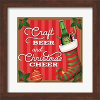 Framed Craft Beer and Christmas Cheer
