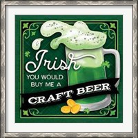Framed Irish Craft Beer