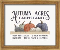 Framed Autumn Acres