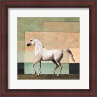 Framed Horse in Abstract Field