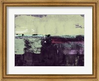 Framed Abstract Dark Purple