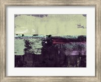 Framed Abstract Dark Purple