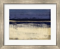 Framed Abstract Dark Purple and Yellow