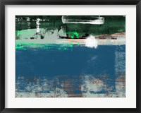 Framed Blue Abstract III