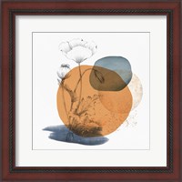 Framed Abstract Flower Composition