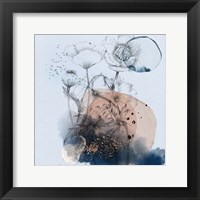 Framed Abstract  Flower Sunset Composition