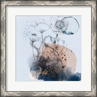 Framed Abstract  Flower Sunset Composition
