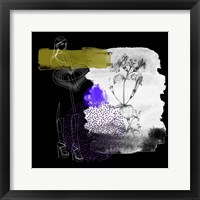 Framed Night Flower Girl I