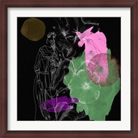 Framed Night Flower Girl III