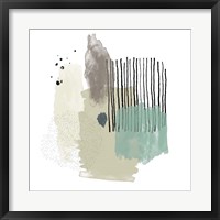 Framed Abstract Watercolor Composition II