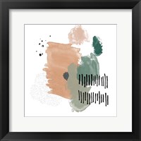 Framed Abstract Watercolor Composition III