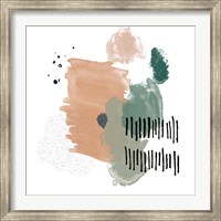Framed Abstract Watercolor Composition III