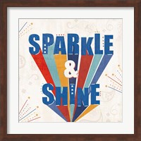 Framed Sparkle and Shine IV