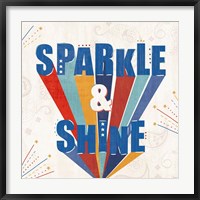 Framed Sparkle and Shine IV