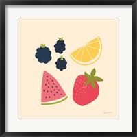 Framed Summer Fruits I