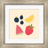 Framed Summer Fruits I
