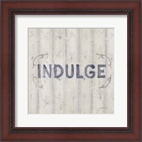 Framed Victorian Bath Words IV Sq