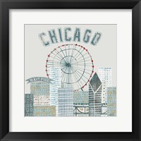Chicago Landmarks III Framed Print
