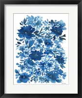 Framed Blue Floral