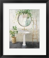 Framed Simple Pleasures Bath II