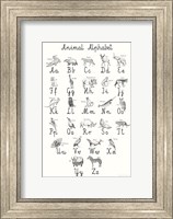 Framed Animal Alphabet