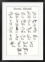 Framed Animal Alphabet