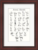 Framed Animal Alphabet