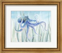 Framed Undersea Octopus Seaweed
