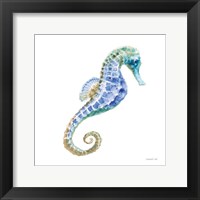 Framed Undersea Seahorse