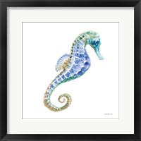 Framed Undersea Seahorse