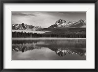 Framed Little Redfish Lake Sawtooth National Recreation Area Idaho