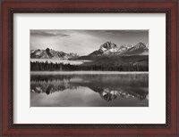 Framed Little Redfish Lake Sawtooth National Recreation Area Idaho