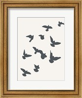 Framed Simply Influenced Birds Abstract 2