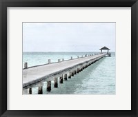 Framed White Pier