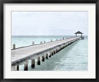 Framed White Pier