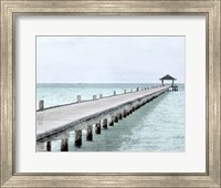 Framed White Pier