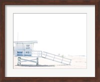 Framed Beach Hut  Coastal 2