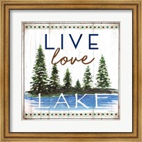 Framed Live, Love, Lake