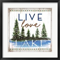 Framed Live, Love, Lake