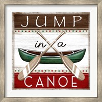 Framed Jump in a Canoe