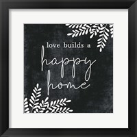 Framed Happy Home