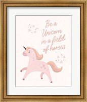 Framed Be a Unicorn