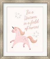 Framed Be a Unicorn