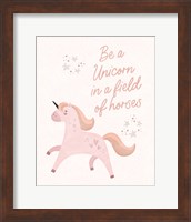 Framed Be a Unicorn