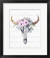 Western Skull Framed Print